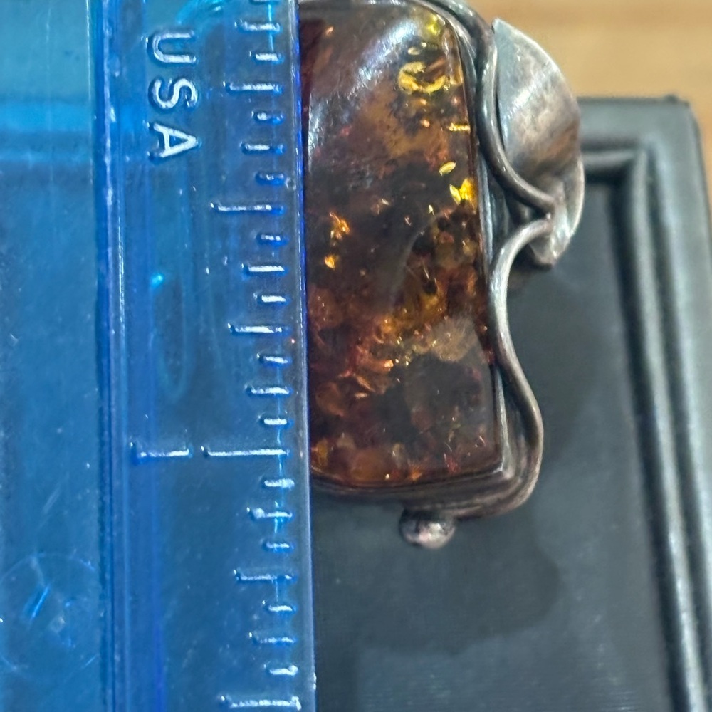 Baltic amber ring - Picture 5 of 5